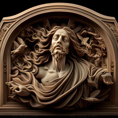 3D model st jesus (STL)